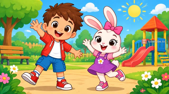Scene 1 - Manos al Sol – Canción Infantil Animada