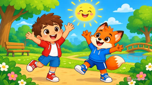 Scene 5 - Manos al Sol – Canción Infantil Animada