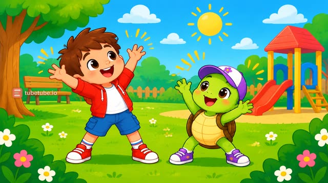 Scene 12 - Manos al Sol – Canción Infantil Animada