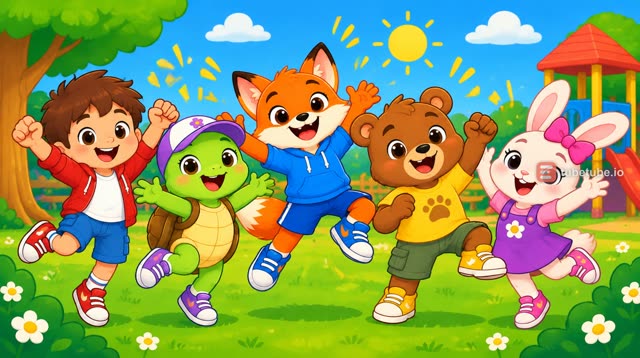 Scene 21 - Manos al Sol – Canción Infantil Animada