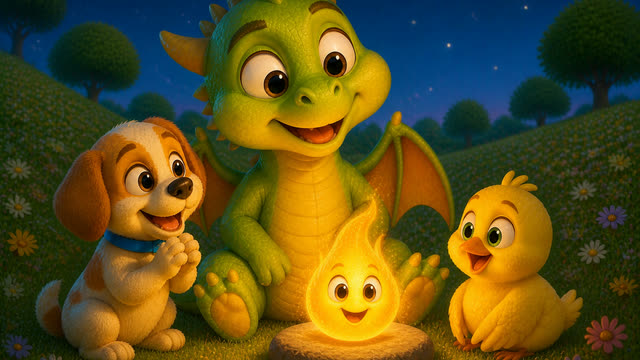 Scene 19 - Draco first flame