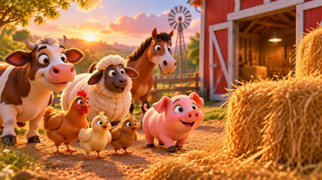 Scene 4 - The Wiggly-Waggly Farmyard Mystery!