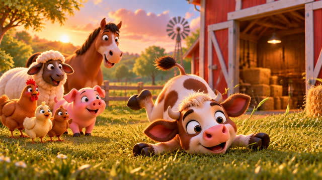 Scene 8 - The Wiggly-Waggly Farmyard Mystery!