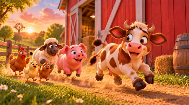 Scene 13 - The Wiggly-Waggly Farmyard Mystery!