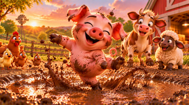 Scene 20 - The Wiggly-Waggly Farmyard Mystery!