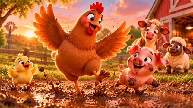Scene 24 - The Wiggly-Waggly Farmyard Mystery!