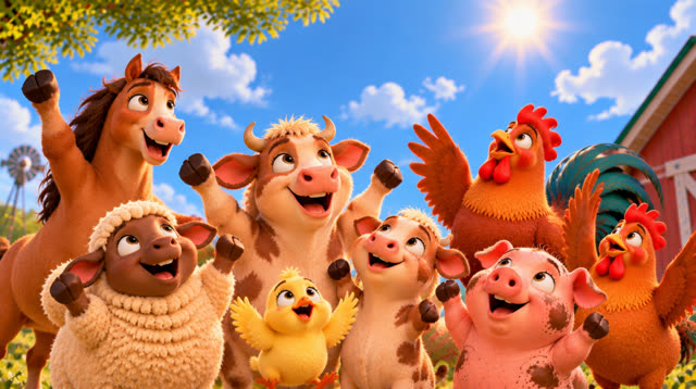 Scene 45 - The Wiggly-Waggly Farmyard Mystery!