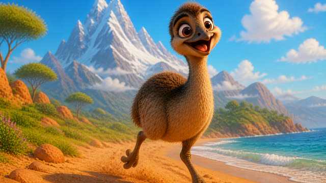 Scene 8 - Poppy the Australian Emu