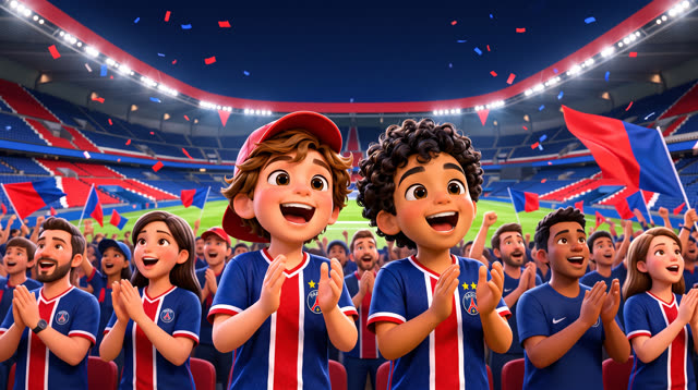 Scene 11 - Noah & Mehdi découvrent le PSG 🔴🔵 | Tous ensemble on chantera | Lala Kids Planet