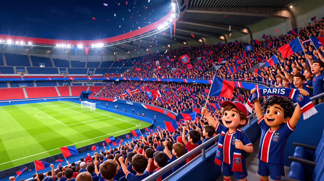 Scene 12 - Noah & Mehdi découvrent le PSG 🔴🔵 | Tous ensemble on chantera | Lala Kids Planet