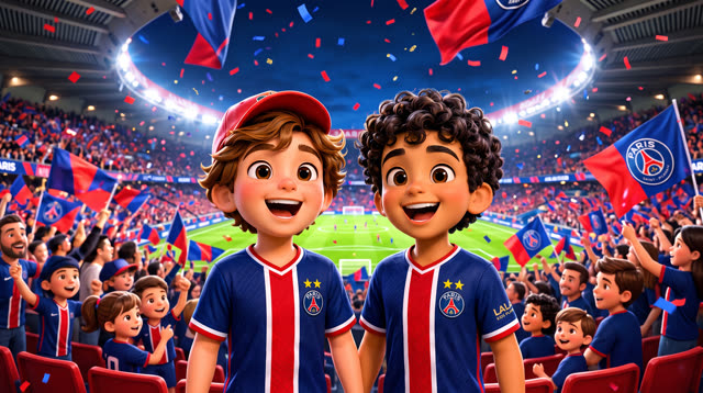 Scene 13 - Noah & Mehdi découvrent le PSG 🔴🔵 | Tous ensemble on chantera | Lala Kids Planet
