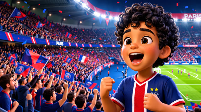 Scene 16 - Noah & Mehdi découvrent le PSG 🔴🔵 | Tous ensemble on chantera | Lala Kids Planet