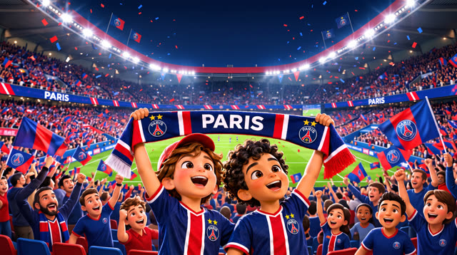 Scene 18 - Noah & Mehdi découvrent le PSG 🔴🔵 | Tous ensemble on chantera | Lala Kids Planet
