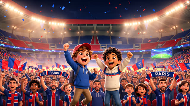Scene 20 - Noah & Mehdi découvrent le PSG 🔴🔵 | Tous ensemble on chantera | Lala Kids Planet