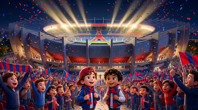 Scene 23 - Noah & Mehdi découvrent le PSG 🔴🔵 | Tous ensemble on chantera | Lala Kids Planet