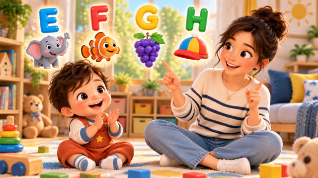 Scene 4 - HAPPY MAPLE HOUSE – ABC PHONICS SONG