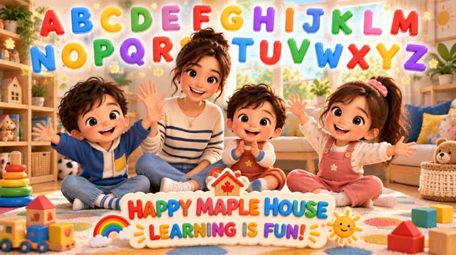 Scene 15 - HAPPY MAPLE HOUSE – ABC PHONICS SONG