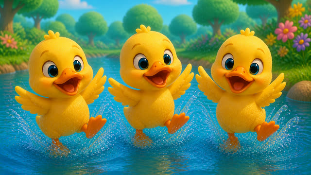 Scene 8 - Five Little Ducks – Splash Splash! 🦆💦 | Fun Counting Song for Kids | TinyTale Town