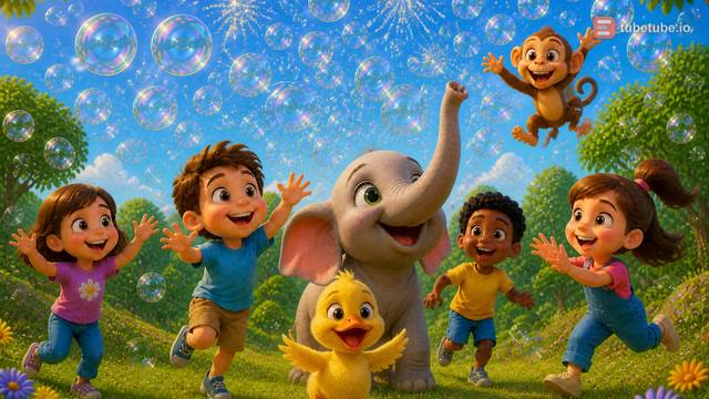 Scene 15 - Bouncy Bubble Parade