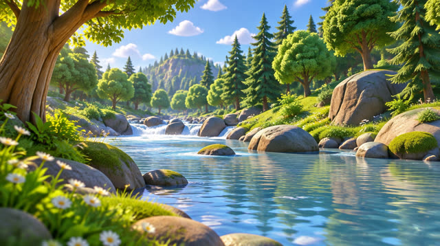 Scene 1 - Milos River Adventure