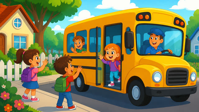 Scene 1 - Wheels on the bus