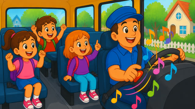 Scene 6 - Wheels on the bus