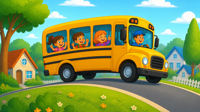 Scene 7 - Wheels on the bus