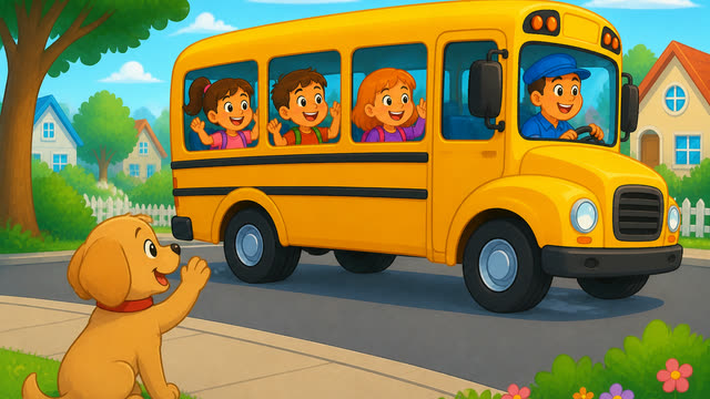 Scene 11 - Wheels on the bus