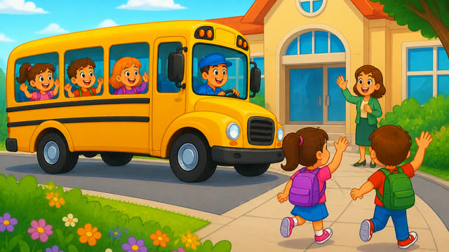 Scene 12 - Wheels on the bus