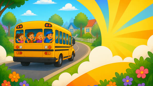 Scene 13 - Wheels on the bus