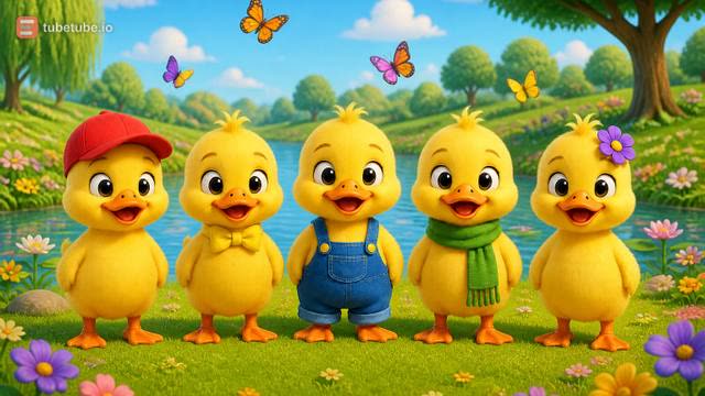 Scene 1 - Five Color Duckies – Quack Quack Dance!