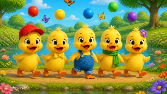 Scene 2 - Five Color Duckies – Quack Quack Dance!