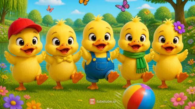 Scene 3 - Five Color Duckies – Quack Quack Dance!