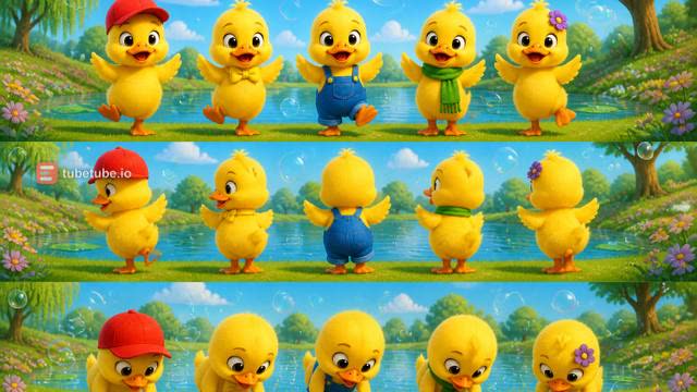 Scene 4 - Five Color Duckies – Quack Quack Dance!