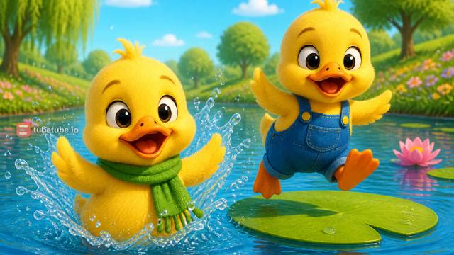 Scene 6 - Five Color Duckies – Quack Quack Dance!