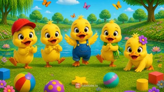 Scene 8 - Five Color Duckies – Quack Quack Dance!