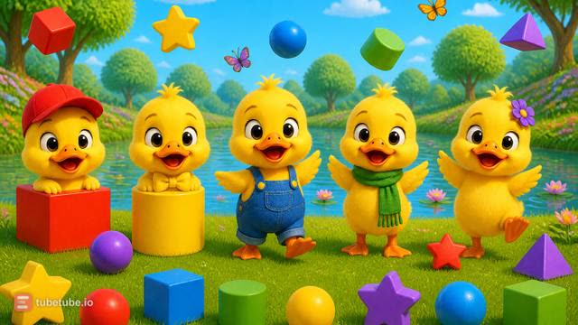 Scene 9 - Five Color Duckies – Quack Quack Dance!