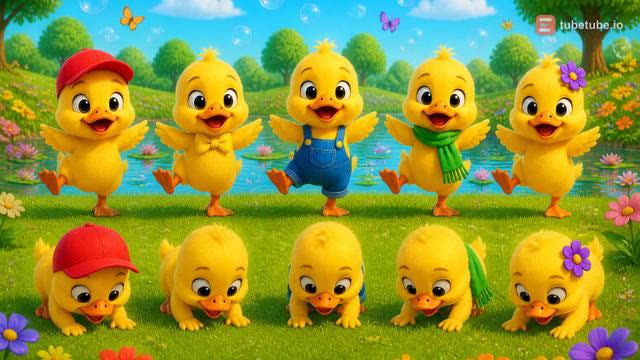 Scene 10 - Five Color Duckies – Quack Quack Dance!
