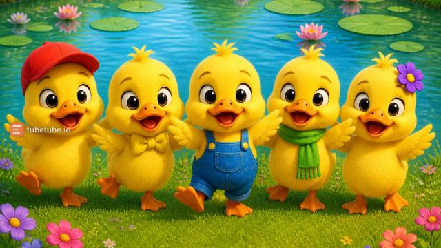 Scene 11 - Five Color Duckies – Quack Quack Dance!