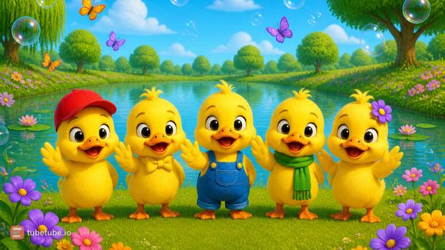 Scene 12 - Five Color Duckies – Quack Quack Dance!