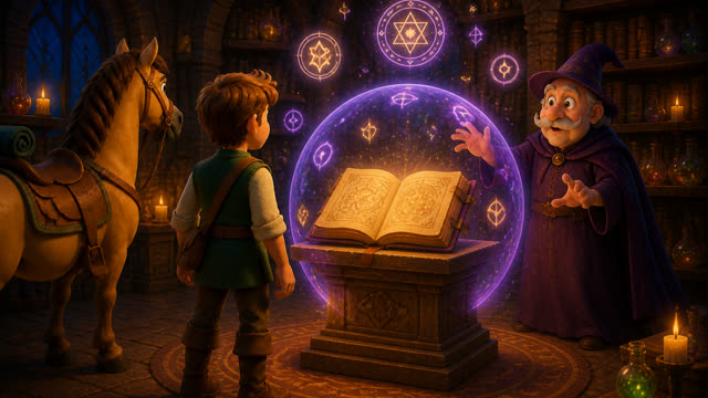 Scene 9 - livre de magicien