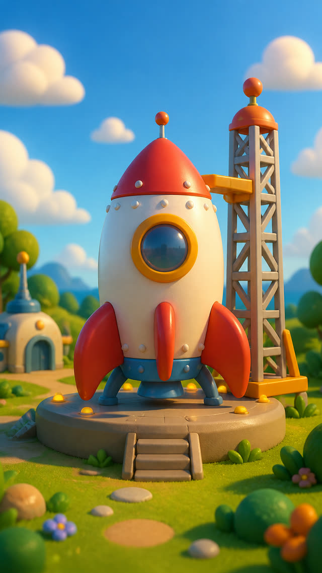 Scene 1 - 3…2…1… BLAST OFF!