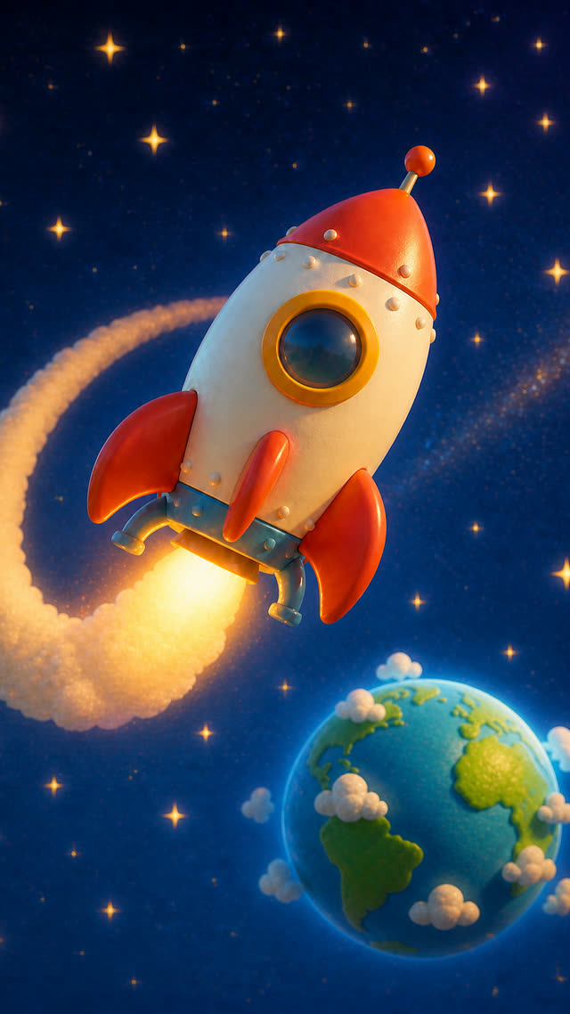 Scene 10 - 3…2…1… BLAST OFF!