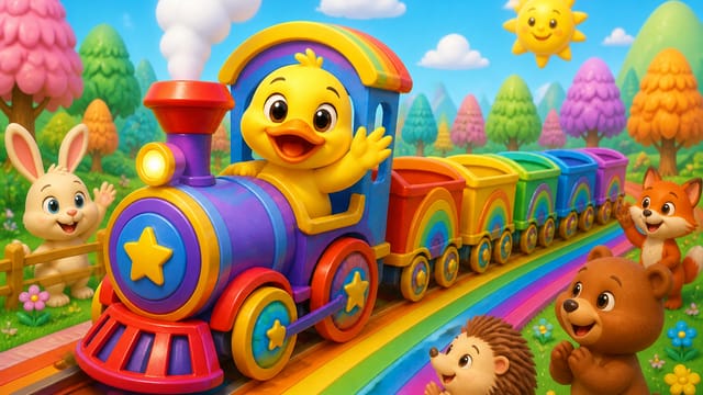 Zuzu’s Rainbow Train Color Song