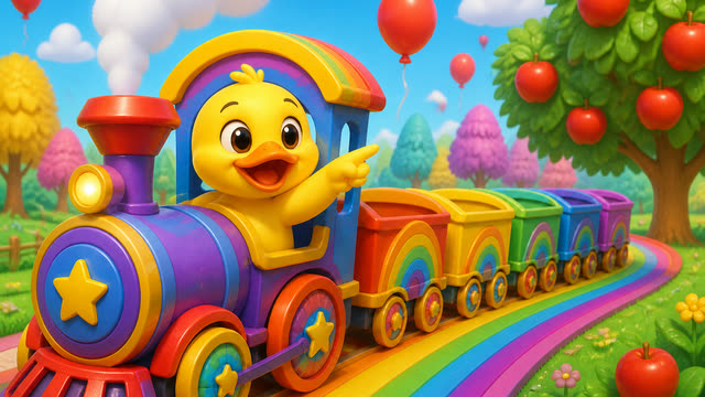 Scene 2 - Zuzu’s Rainbow Train Color Song