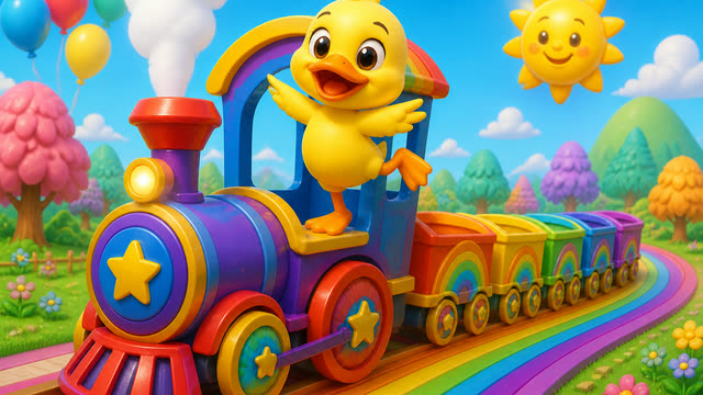 Scene 3 - Zuzu’s Rainbow Train Color Song