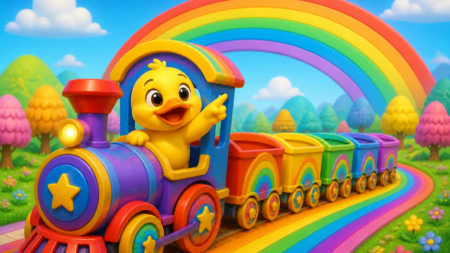 Scene 4 - Zuzu’s Rainbow Train Color Song