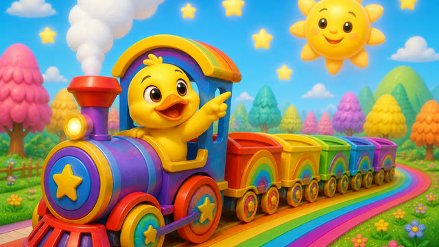 Scene 6 - Zuzu’s Rainbow Train Color Song