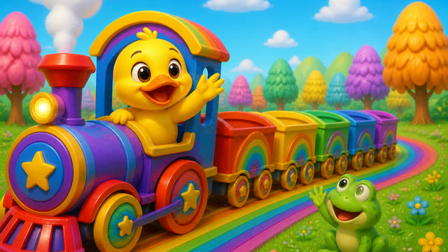 Scene 7 - Zuzu’s Rainbow Train Color Song