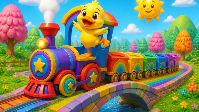 Scene 8 - Zuzu’s Rainbow Train Color Song